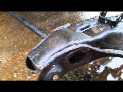 GMC yukon lower control arm bushing removal