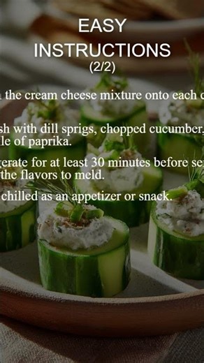🍴 Cucumber Bites with Cream Cheese Gluten Free Recipe - Easy & Delicious! ✨
