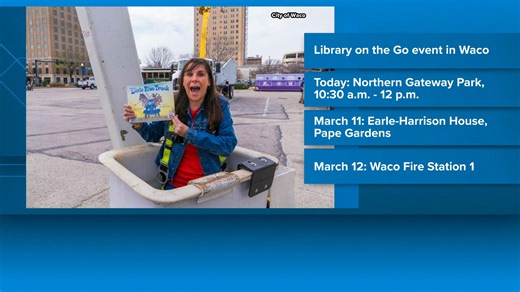 Looking for spring break activities in Central Texas? Waco's Library on the Go has you covered