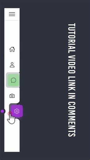 Sidebar Menu using Html CSS & Javascript #shorts