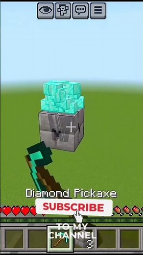 Minecraft DIAMONDS or BABY DONKEY #short#minecraft