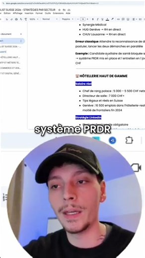 I'm offering you my unique process for landing an interview in Switzerland, DM "YTB" on Instagram...
