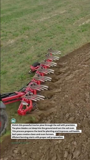Heavy Duty Plowing Machine in Action! #farming #tractor #agriculture