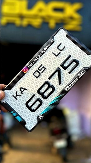 Number plate design #bike #beast #numberplates #carbike #diy #car #vehicle #carplates #3dgeometry