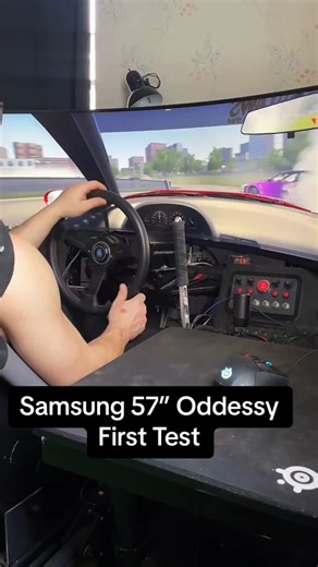 Single vs triple vs VR? Which one is best? At this point I’ve had em all and i think this is prolly my favorite. Samsung 57” Neo G9 curved monitor. #samsung #samaungneoqled8ktv #simracing #assettocorsa #assettocorsadrift #simxperience