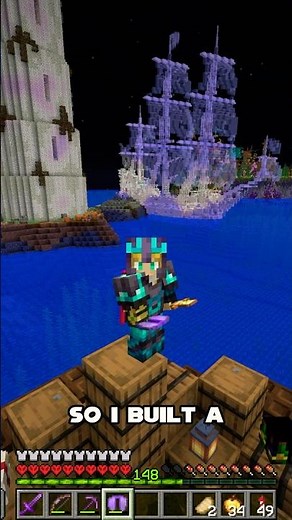 I Built a Haunted Ghost Ship in Minecraft!