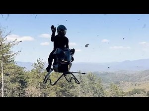 Volonaut Airbike the world's first flying motorcycle can reach up to 200 km/h