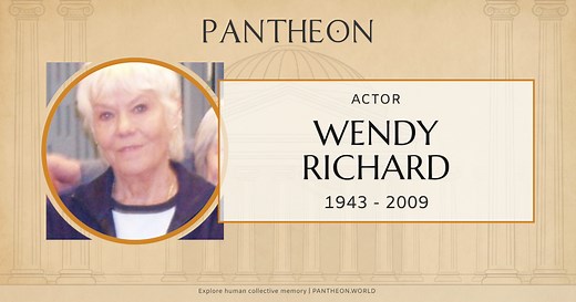 Wendy Richard Biography | Pantheon