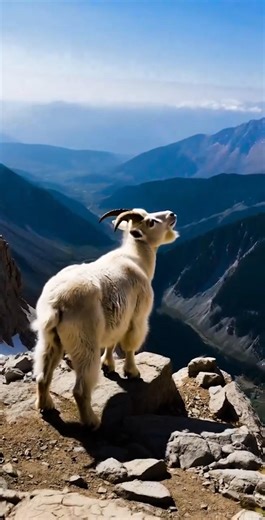 👉 What a Mountain Goat Sees While Climbing 🏔️ | Realistic POV Wildlife (AI) #animals #pov #nature