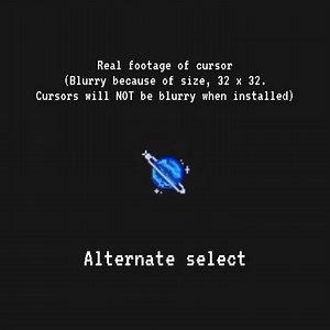 cursor pack - spacecore blue - cursorcore
