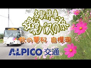 【HD】路線バスの旅 アルピコ交通 秋の蓼科・白樺湖（茅野駅～車山高原）