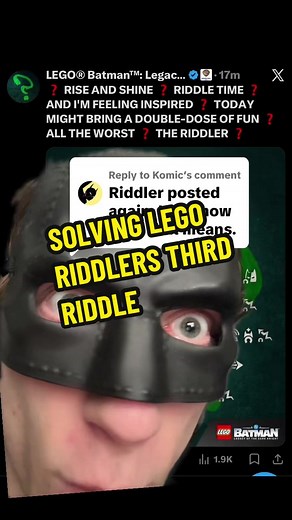 Riddler's Challenge: Solving LEGO Batman's Riddles