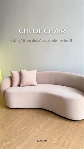 Chloe Plush Chair: Comfortable Seating in Cream and Grey