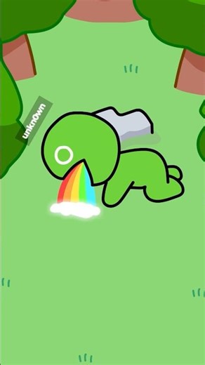 rainbow puke?!🌈🤮 #shorts #animation #yourcraft #cute