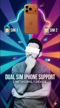 Don’t go single SIM when dual SIM iPhones are here 😏📱Upgrade smart, stay connected always 🔥#iPhone