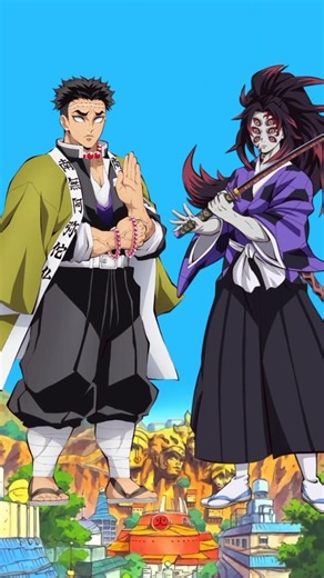 | rengoku Vs tanjiro team |gyomi Vs upper demon | doma Vs hashira |#demonslayer #shorts #anime #kny