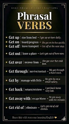 Phrasal Verbs You Must Know (With Easy Examples) #english