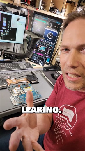 I SAVED This LAPTOP Before It DESTROYED Itself! #shorts #pc #laptoprepair