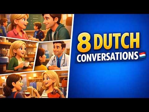 Learn Dutch 🇳🇱 | Slow Everyday Conversation (A1–A2 for Expats)