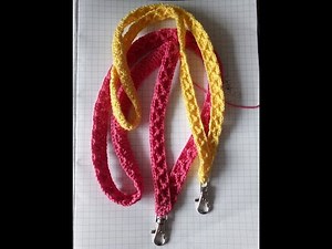 Crochet Keychain / Lanyard Tutorial