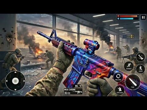 Fps Commando Terrorist Encounter Critical Gun shoot Fire – Bandook wala game – Android gameplay