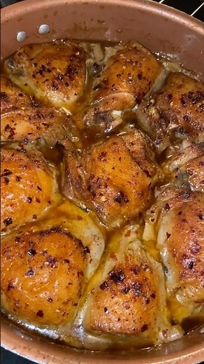 Marinade Italian baked chicken thighs. #tinasouthernkitchen #homemade