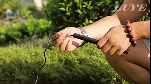 LUYE Low Voltage Landscape Lights Led Torch Lights Flickering Flame 12V Landscape Lighting Decoration Torches Wired Waterproof for Outdoor Garden Pathway Yard Driveway Outside(10pack with Connector)