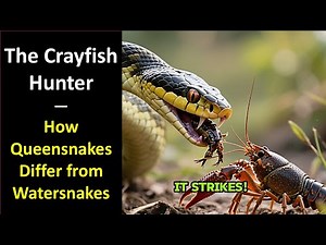 Queensnake vs Watersnakes Spotting the Crayfish Specialist in Streams