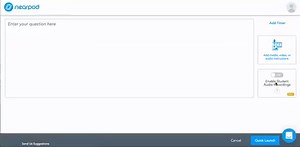 🚀 #NearpodTip: Use Quick Launch to start a Nearpod activity at any moment without having to create a full lesson! 🚀 💬 Open Ended Question 🎨 Draw-It ⏱️ Timer 📌 Collaborate! Board 💡 Responses can be viewed in real-time & are automatically saved in reports! | Nearpod