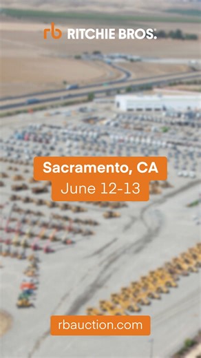 Get ready to bid at our Sacramento auction on June 12-13 featuring over 4700 items including equipment from from Yellow Corp., Primoris Services Corp. company and more! For more info and to register to bid visit: https://ow.ly/we2T50S1hSF | Ritchie Bros.