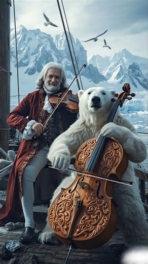 #classicalmusic #christmasplaylist Arctic Orchestra: Vivaldi & Bear & Penguin