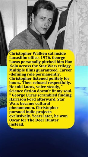 Christopher Walken Was Offered Han Solo Before Harrison Ford—His Refusal Saved Star Wars Forever