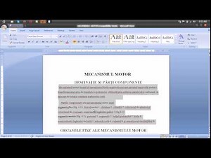 Microsoft Word video tutorials Line spacing and left and right spacing