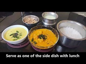 Pumpkin Mosaru Bajji/ Pumpkin Curd Curry