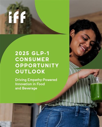 ✨ The GLP-1 consumer market is reshaping the sensory experience.✨ IFF’s research uncovered a groundbreaking shift in how U.S GLP-1 users experience what they eat and drink — reporting disruption to sweetness, bitterness, fatty foods and even mouthfeel. We’re proud to be a leader in helping the food & beverage industry create products that meet evolving preferences for this growing segment. Recently, USA TODAY featured IFF’s GLP-1 Consumer Insight to highlight the major shift in GLP-1 user food p