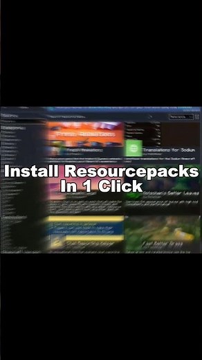 Download Shaders & Resource Packs in 1 Click | Best Minecraft Utility Mod