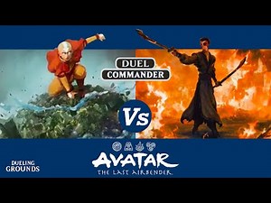 Aang V Zuko - Avatar the Last Airbender Duel Commander Gameplay