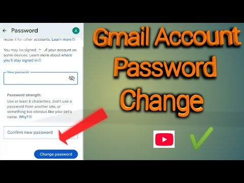 When you forgot gmail password|How to change gmail password