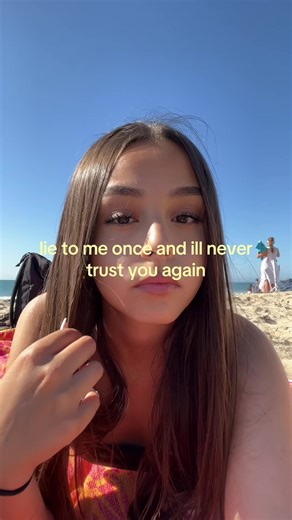 #liar | lie to me once i lose all trust