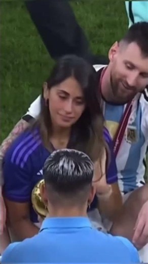 Lionel Messi & Antonela's Emotional World Cup Celebration ❤️🏆 | Messi Family Moments