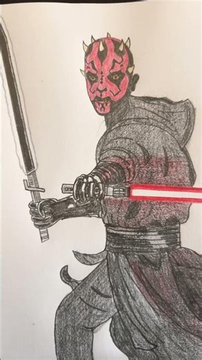 Star Wars Fan Art: Darth Maul Using Jar’Kai