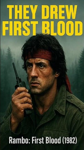 Rambo’s Most Iconic Line Ever – They Drew First Blood! 🎯 #Shorts