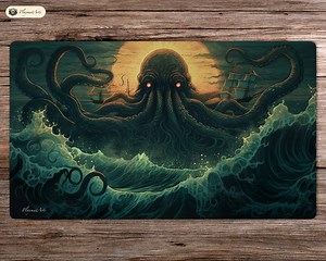 Cthulhu Rising - 24"x14" - Playmat MTG - Board Game Mat for TCG - Etsy