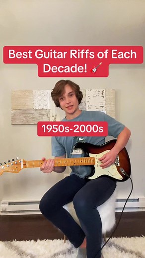 Best Guitar Riffs of Each Decade! 🎸