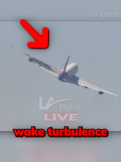 Airplane Wake Turbulence Explained | #airplane #aviation #turbulence #pilot #airbus #airbusa380 #a380