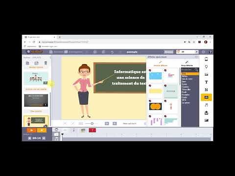 شرح Animaker -comment enregistrer sa voix et ajouter de la musique - partie 3