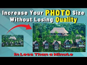 How to Increase Image Size Online Without Losing Quality (2024) for FREE | Quick & Easy Photo Resize