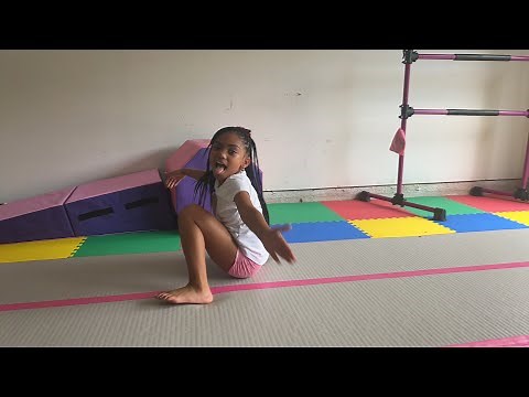 Practicing Gymnastics Moves