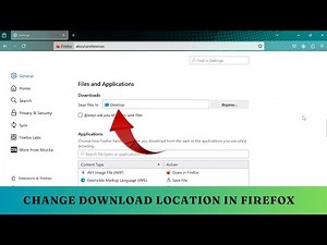How to Change the Download Location in Firefox | Easy tech Steps