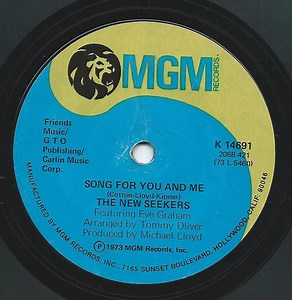 The New Seekers - Song For You And Me / You Won't Find Another Fool Like Me